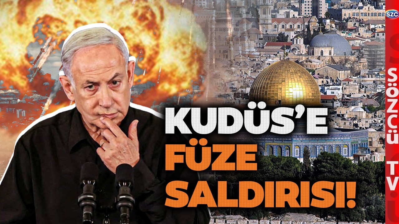 #CANLI İran 'İntikam Yemini' Saldırılarına Başladı! Kudüs'e Bomba Yağıyor! Orta Doğu Alev Alev