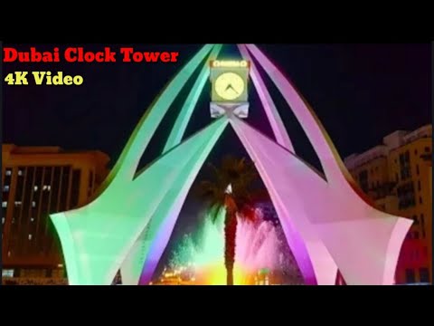 Dubai Clock Tower || Clock Tower Video Dubai