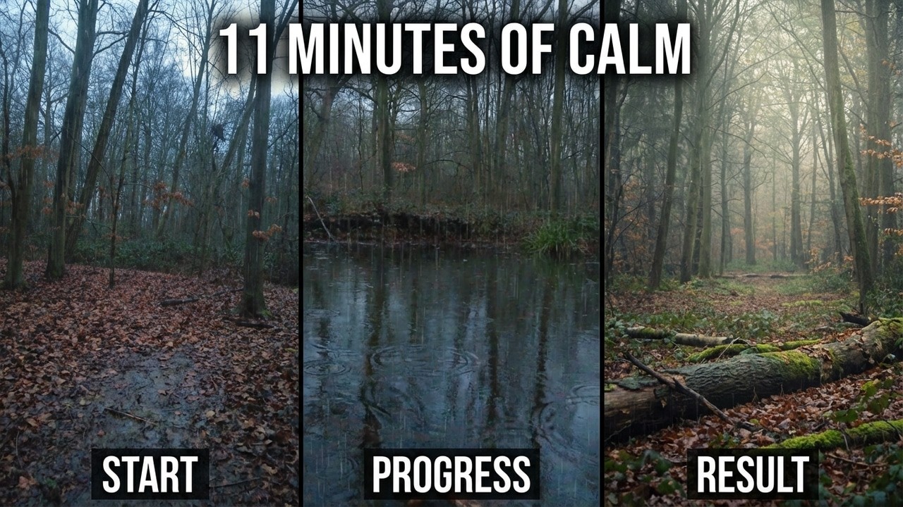 Rain in the Forest 🌲🌧 | No Music, Just Nature - 4K - Walk 18/100