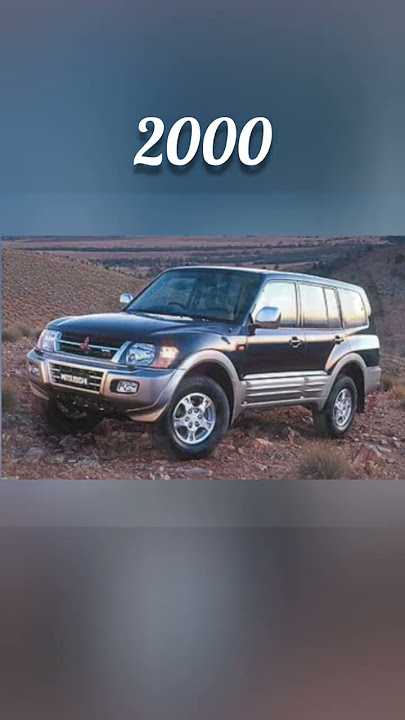 Evolution of Mitsubishi Pajero sport (1984~2022) #shorts