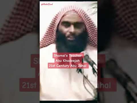 SHAMSI'S TEACHER ABU KHADEEJAH 21ST CENTURY ABU JAHAL  / SPEAKERS CORNER #salafi #Islam