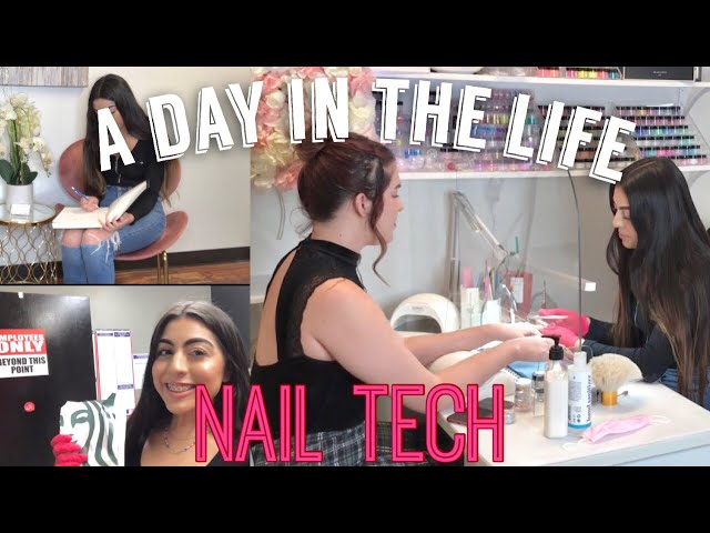 Life of a nail tech  nail tech Q&A + affordable organization