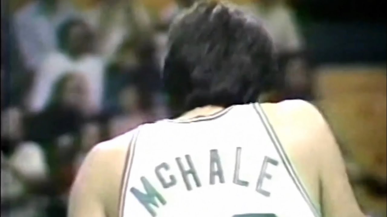 KEVIN McHALE  Boston Celtics 1984 Throwback NBA Basketball Jersey