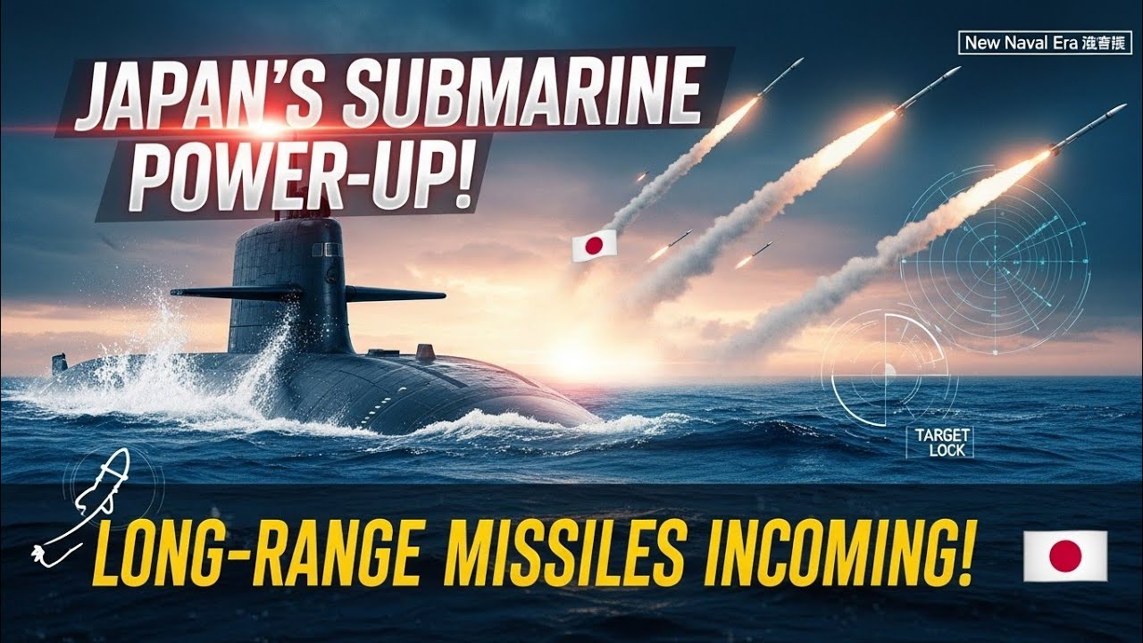 Усиление подводных лодок Японии: на подходе ракеты дальнего радиуса действия!