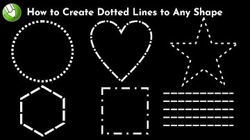 How to Create Dotted Lines in Coreldraw | Corel draw Designs