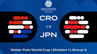 LIVE | Croatia vs Japan | Water Polo World Cup 2023 | Group A