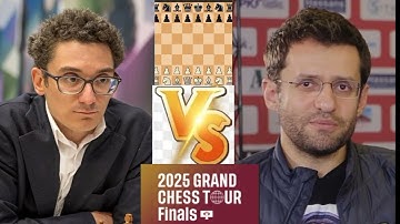 Determining the champion GM Fabiano Caruana vs GM Levon Aronian at the GRAND CHESS TOUR FINAL