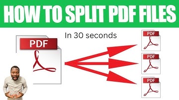 How To Split Pdf File in 30seconds -Free Tool