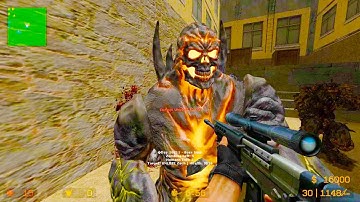 Counter Strike Source - Zombie Riot Mod Online Gameplay on Jatapur map