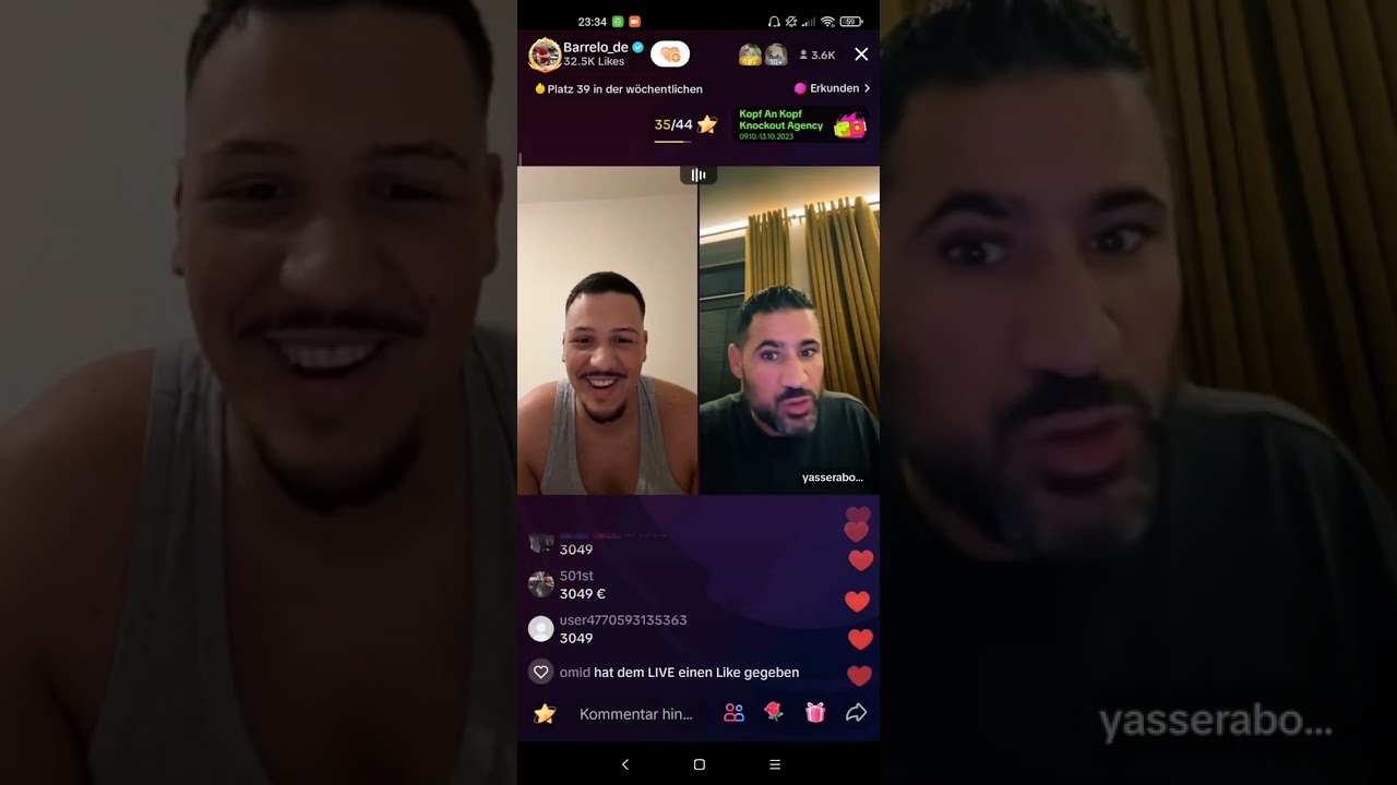 Barello Latenight Livestream mit Yasser 13.10.23