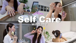 Self-Care Vlog ดูแลตัวเองง่ายๆที่บ้าน,เคล็ดลับผิวอิ่มฟู,HIFUที่บ้าน,สปา | Holidear