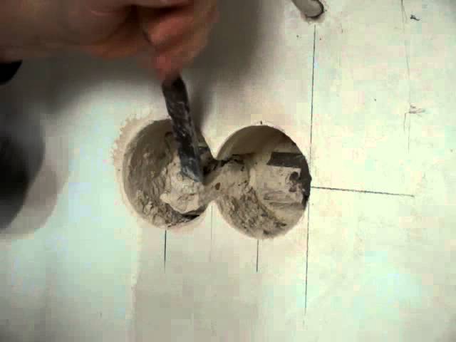 Установка подрозетников в бетонную стену - 95 фото