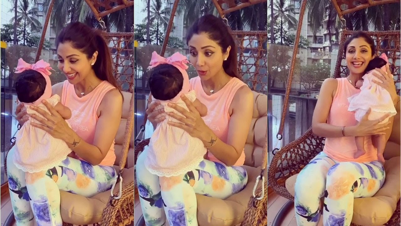 Shilpa Shetty Celebrating Her Daughter Samisha's 2Months Birthday At ...