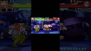 Huitzil VS Victor - Night Warriors: Darkstalkers' Revenge (Sega Saturn)