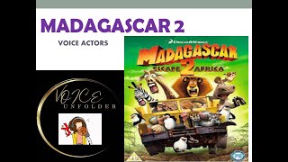 Madagascar 2 Voice Actors