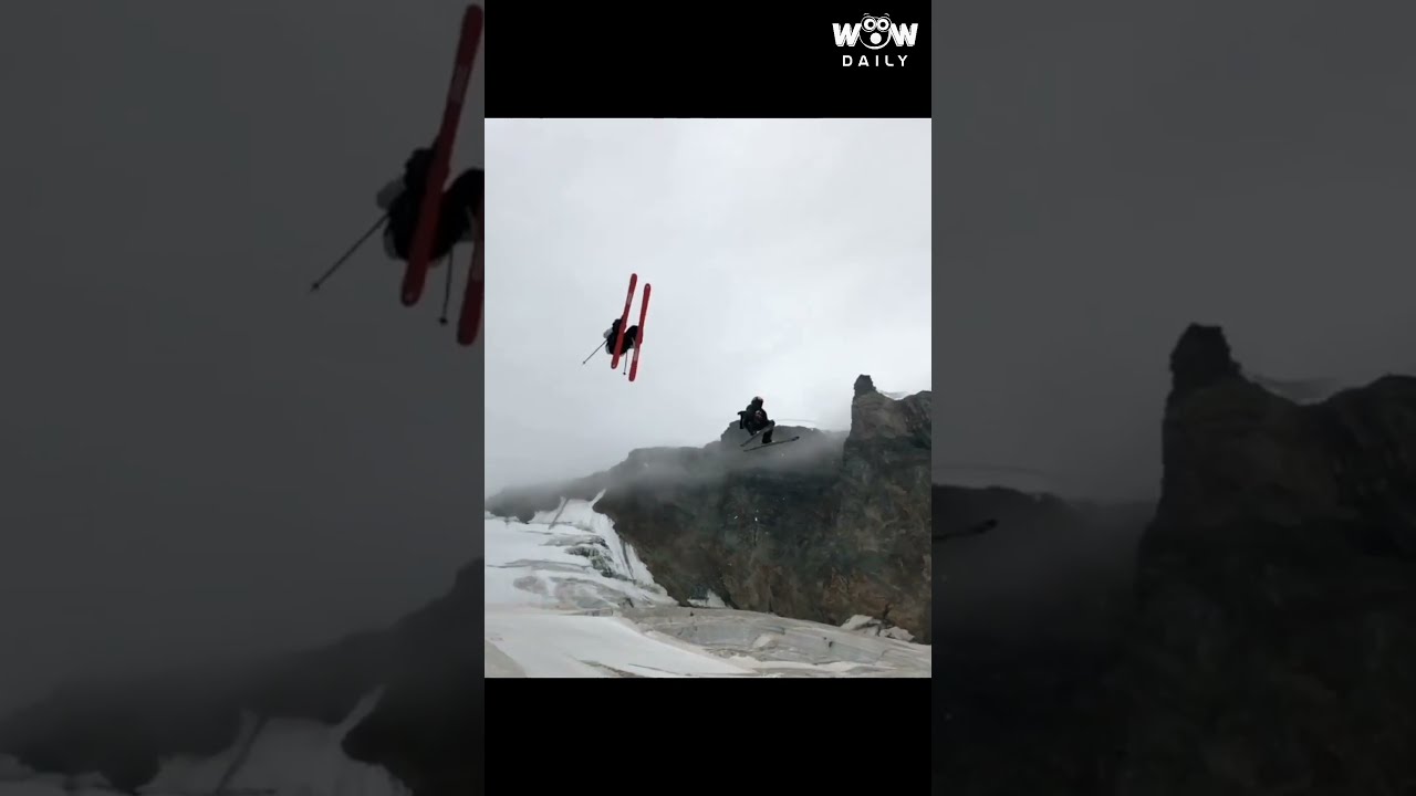 3× Flips 🎿😲 || Wow Daily 