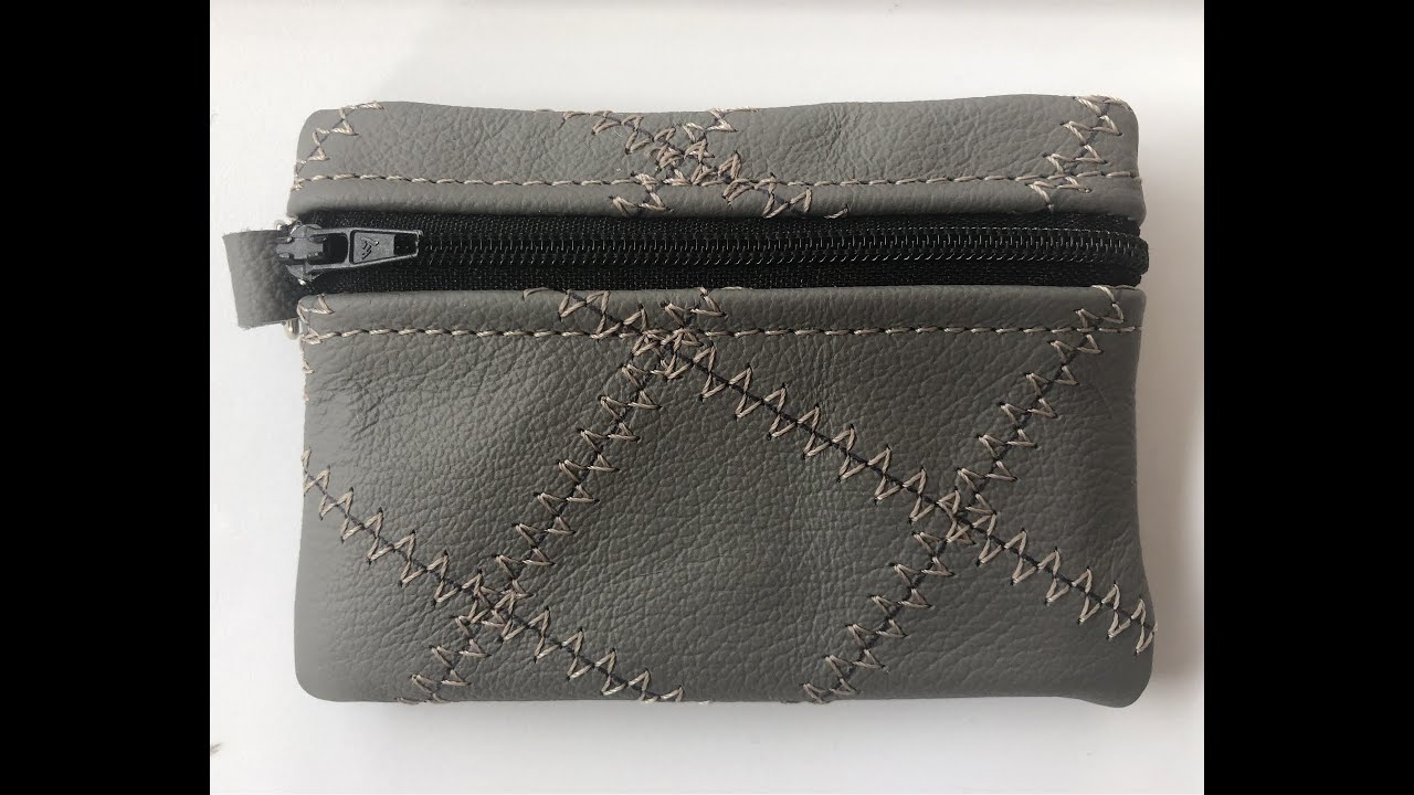 How to make a coin purse/ credit card holder/. YouTube