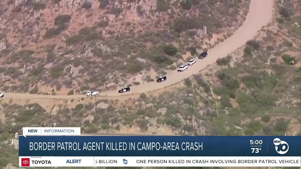 Border Patrol agent killed in crash - YouTube