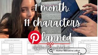 1 month. 11 characters planned. 1 teen writer experiment | author vlogs s2 ep6
