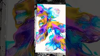 Fluid Art Dutch Pour #acrylic #acrylicpainting #artist #fluidart