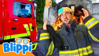 Blippi Learns To Fight Fires! | Blippi and Meekah Best Friend Adventures | Educational Videos Update