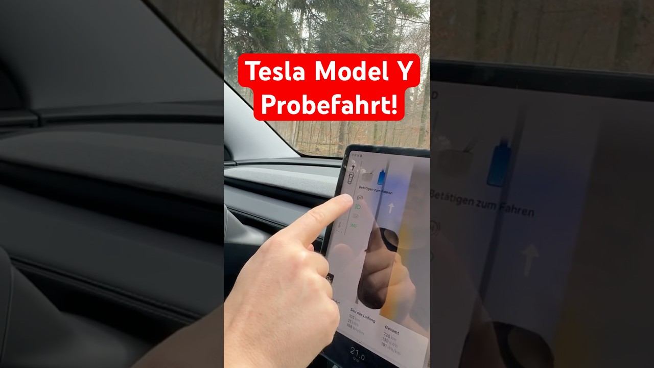 Tesla Model Y Probefahrt!