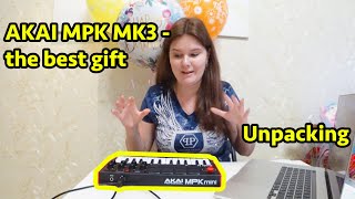 AKAI MPK MK3 mini midi keyboard  - unpacking and first impression by Ana Way 118 views 3 years ago 4 minutes, 18 seconds