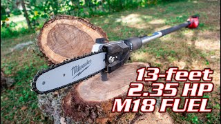 2.35 Horsepower! Milwaukee M18 FUEL Telescoping Pole Saw Video [3013-20]