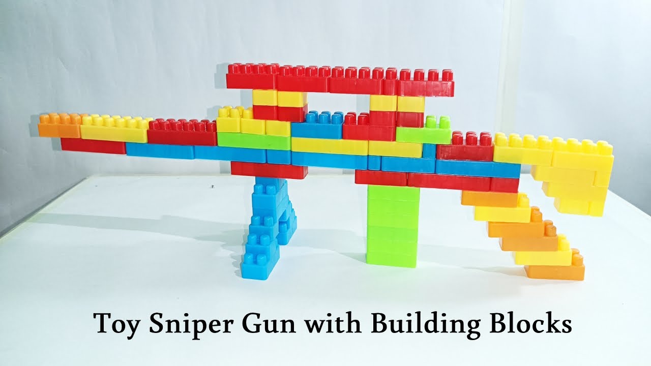 Gun With Building Blocks Building Blocks Gun Sniper Gun Building