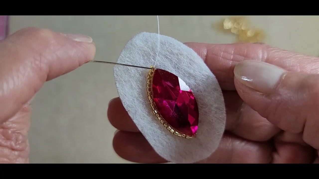 Autumn Flame Earring Tutorial - Beginner Bead Embroidery