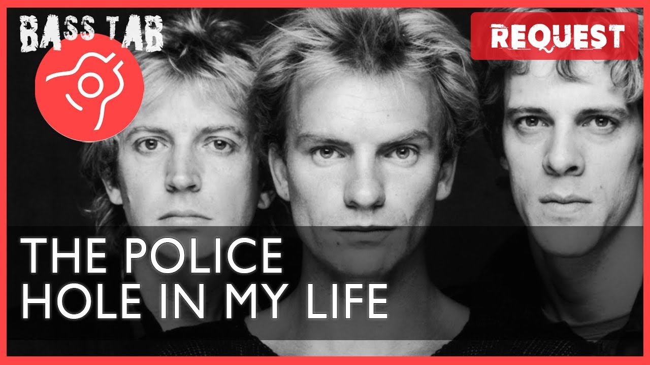 Hole In My Life - The Police (BASS COVER With Tab & Notation) - YouTube