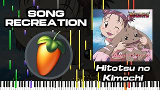 Hitotsu No Kimochi Theme Of Shaochung Lopmon Recreated In Fl Studio - Piano Visualizer