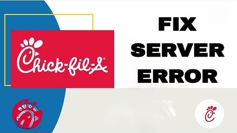 How To Fix And Solve Chick-file-A App Server Error | Final Solution