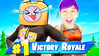 LANKYBOX *FOXY* Playing FORTNITE For The FIRST TIME!? (Let's Play FORTNITE BATTLE ROYALE!) screenshot 5