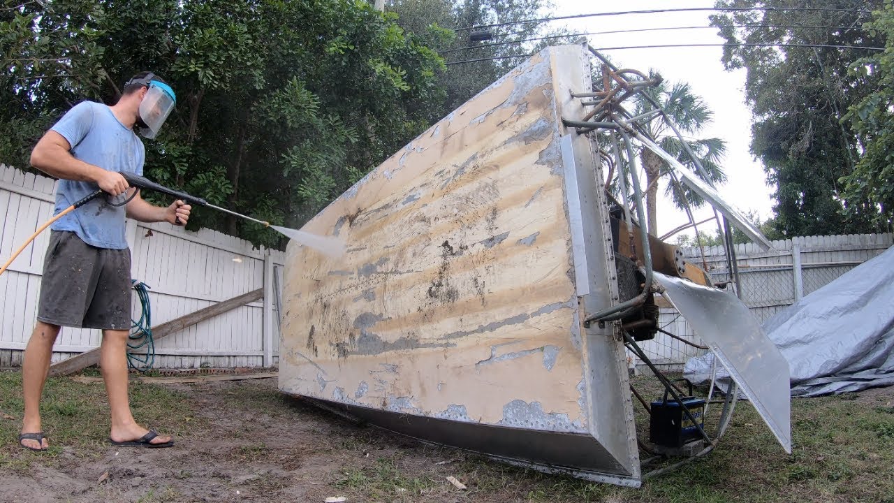 Redoing The Bottom Of My $175 Airboat