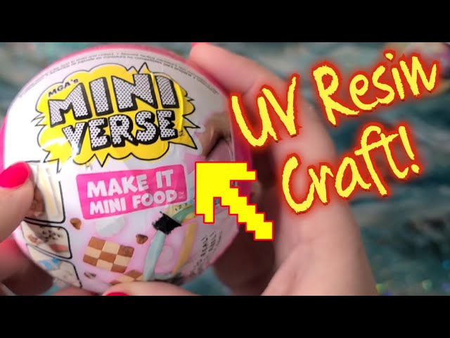 Make Miniature UV Resin Foods Quick Craft! #miniverse 