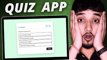 Build a Quiz App with HTML, CSS & JavaScript | Full Tutorial for Beginners 🚀