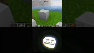 Minecraft: WTF logic 🤔 (troll meme face) #shorts #viral #trending