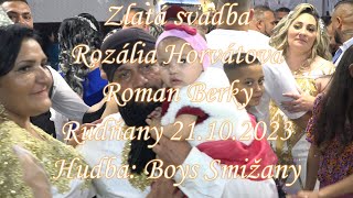 Zlatá svadba,Rozália a Roman Berkyovci,Rudňany 21.10.2023-2