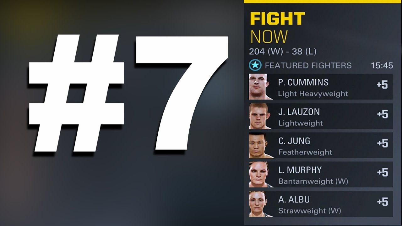 EA Sports UFC 2 Featured Fighters Of The Day - #7 - YouTube