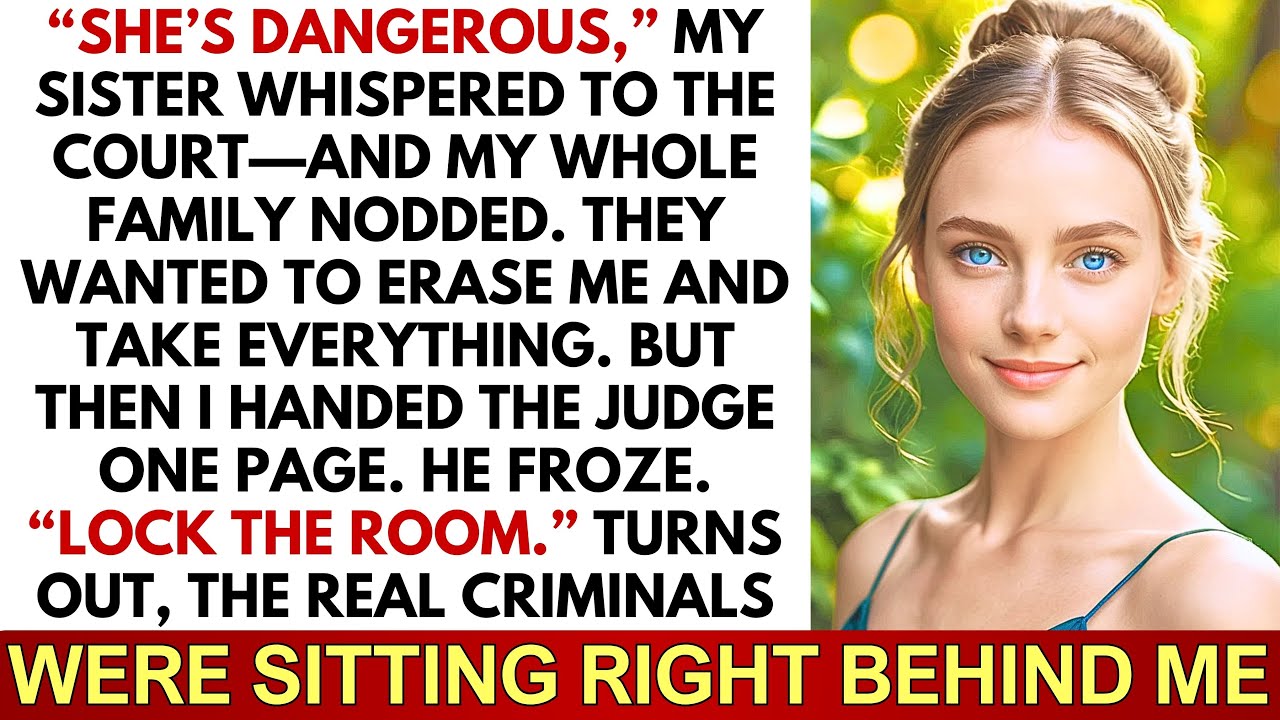 My Sister Said I Was Dangerous—Then The Judge Read My File And Locked The Room