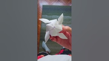 😲 How to make SPINNING Baloon? EASY Origami Paper Airplane Tutorial