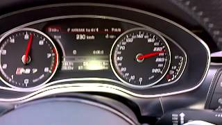 Audi RS 7 Bis 320 Autobahnfahrt
