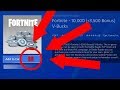 Fortnite V Bucks Card