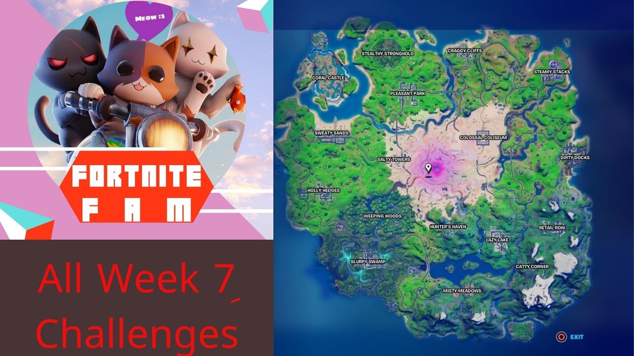 All Week 7 Challenges | Fortnite Season 5