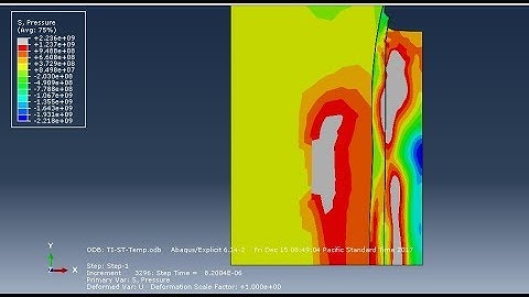 simulation explosive welding(impact welding) between Titanium-Steel pipe in Abaqus step by step