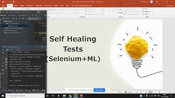 Self Healing tests using Machine Learning