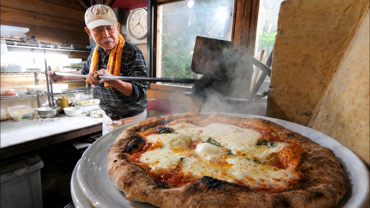 78-Year-Old Super Grandpa Bakes 70 Pizzas in 4 Hours! A Superb