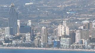 View over Benidorm's skyline