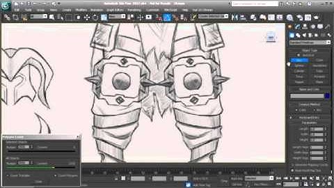 Modeling Low Polygon Game Characters in 3ds Max clip110